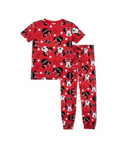 Пижама трикотажная для девочек Minnie Mouse family look Playtoday