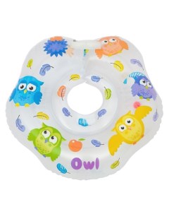 Надувной круг на шею для купания малышей Owl Roxy-kids
