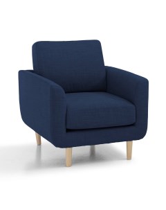 Кресло jimi синий 76x80x78 см Laredoute