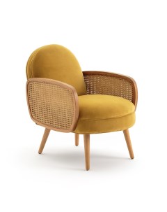 Кресло buisseau желтый 59x75x82 см Laredoute