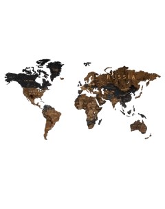 Панно Карта мира XL 3200 Woodary