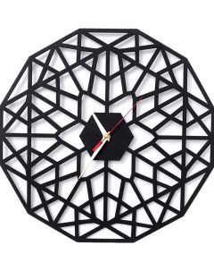 Настенные часы 40см чёрный 2012 Woodary