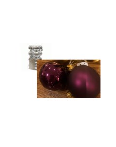 Набор шаров ел ТМ 4 см 16 шт фиолет полип арт N3 4016AB Christmas touch