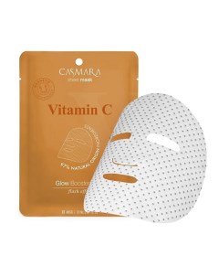 Магнитная тканевая маска бустер для лица Сияние Витамин С 18 Casmara