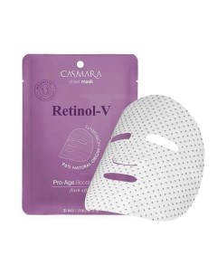 Магнитная тканевая маска бустер для лица Про возраст с Ретинолом V 18 Casmara