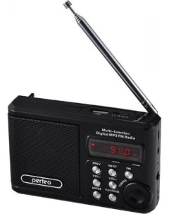 Радиоприемник PF SV922 черный Perfeo