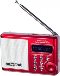 Радиоприемник PF SV922 красный Perfeo