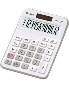 Калькулятор MX 12B W EC белый Casio
