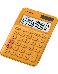 Калькулятор MS 20UC RG S EC оранжевый Casio