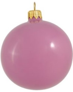 Елочная игрушка и новогоднее украшение Шар для елки д 8см эмаль темно лиловый Orbital
