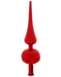 Елочная игрушка Верхушка на ёлку 23 см Глянец красный 201 0599 Серпантин