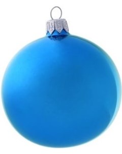 Елочная игрушка и новогоднее украшение Шар для елки д 8см опал темно голубой Orbital