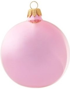 Елочная игрушка и новогоднее украшение Шар для елки д 8см опал лилово розовый Orbital