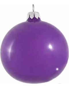 Елочная игрушка и новогоднее украшение Шар для елки д 8см эмаль фиолетовый Orbital
