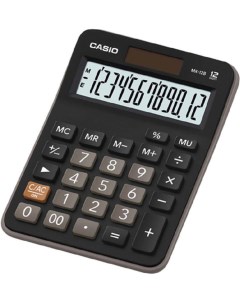 Калькулятор MX 12B черный коричневый MX 12B W EC Casio