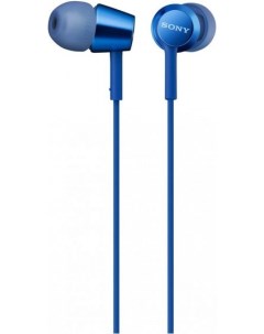 Наушники с микрофоном MDR EX155AP синий Sony