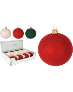Шар ёлочный Christmas Colors 8 см стекло Home & styling