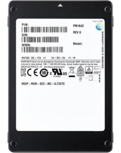 SSD PM1643a 960GB MZILT960HBHQ 00007 Samsung
