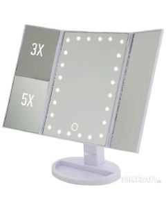 Зеркало косметическое EN 799Т LED подсветка трехстворчатое Energy