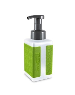 Диспенсер для жидкого мыла с наклейкой из эко кожи зелёный Ecocaps