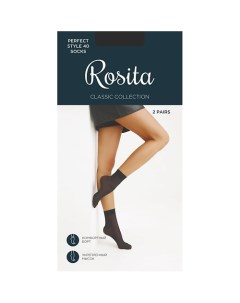 Носки женские Perfect Style 40 2 пары Черный Rosita