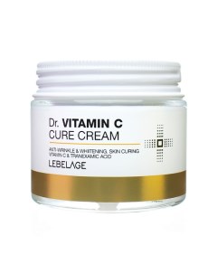 Крем для лица с Витамином С антивозрастной Осветляющий Dr Vitamin C Cure Cream 70 Lebelage