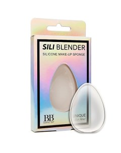 Силиконовый Спонж для макияжа Sili Blender цвет прозрачный Beauty bar