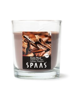 Свеча ароматическая в стакане Экзотическое дерево 1 Spaas