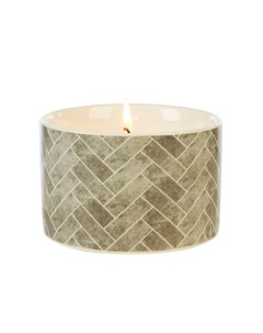 Ароматическая свеча Чай с бергамотом и ветивером средняя в керамике 168 Wax lyrical
