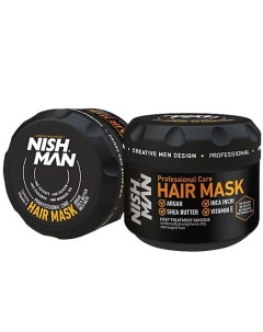 Маска для волос питание укрепление от ломкости придает шелковистость и мягкость 300 Nishman