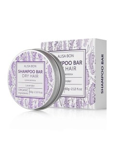 Твердый шампунь для волос SHAMPOO BAR Лаванда 60 Alisa bon