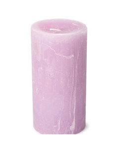 Свеча столбик Рустик фиолетовая 1 Spaas