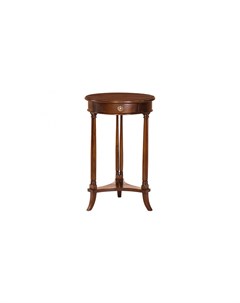 Стол круглый коричневый 70 см Satin furniture
