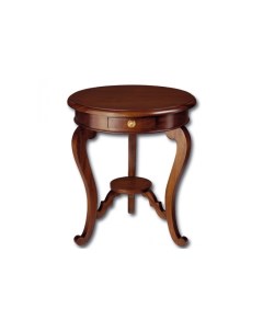 Стол круглый коричневый 70 см Satin furniture