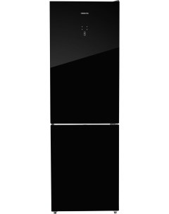 Холодильник RFC 375DX NFGB черное стекло Hiberg