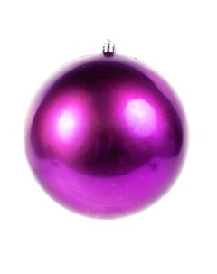 Шар новогодний 15 см фиолетовый матовый N1 15001B Christmas touch