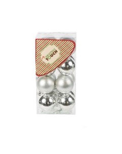Набор шаров 16 шт 4 см серебро N3 4016AB Christmas touch