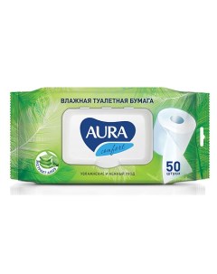ULTRA COMFORT Влажная туалетная бумага с крышкой 50 Aura
