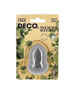 Спонж для макияжа с бамбуковым углем Deco.