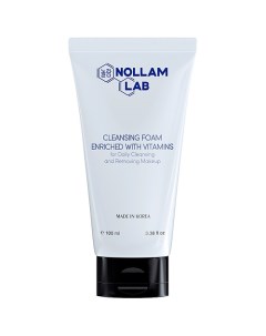 Пенка для умывания и снятия макияжа обогащенная 7 витаминами Nollam lab