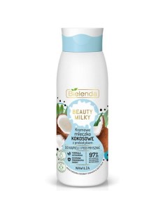 Кремовое кокосовое молочко с пребиотиком для ванны и душа 400 Bielenda