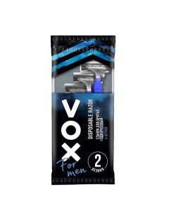 Станок для бритья одноразовый FOR MEN с двойным лезвием 4 0 Vox
