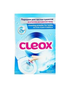 Порошок для чистки туалетов Морской бриз с формулой активной пены Cleox
