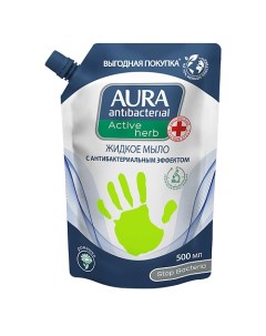 Жидкое мыло для рук антибактериальное с эффектом РОМАШКА 500 Aura
