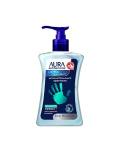 Antibacterial Крем мыло антибактериальное Derma Protect Soft 250 Aura