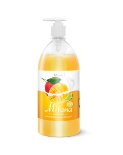 Жидкое крем мыло Milana манго и лайм 1000 Grass