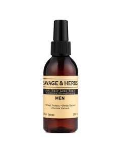 Мужской органический тоник спрей против выпадения волос 150 0 Savage & herbs