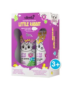 Детский подарочный набор средств по уходу за волосами ANIMAL LINE LITTLE RABBIT Vilenta