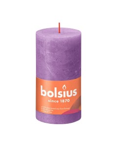 Свеча рустик Shine яркий фиолет 415 Bolsius