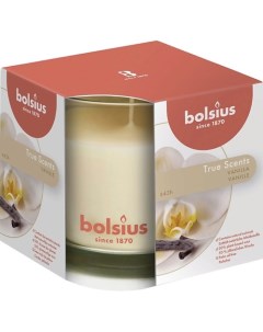 Свеча в стекле арома True scents ваниль 679 Bolsius